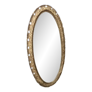 Antique Gilt Oval Mirror