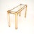 Mid-Century Modern Vintage Italian Acrylic and Brass Console Table, 1970 For Sale - Image 3 of 11