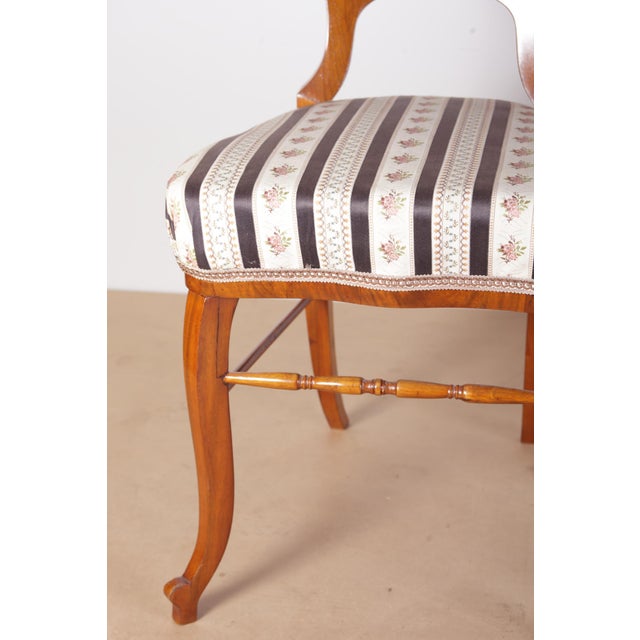 Brown Late Biedermeier Chairs in Walnut, 1880s, Set of 2 For Sale - Image 8 of 18