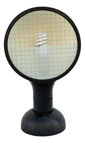 Drive Table Lamp in Black by Adalberto Dal Lago for Bieffeplast-Francesconi, 1970
