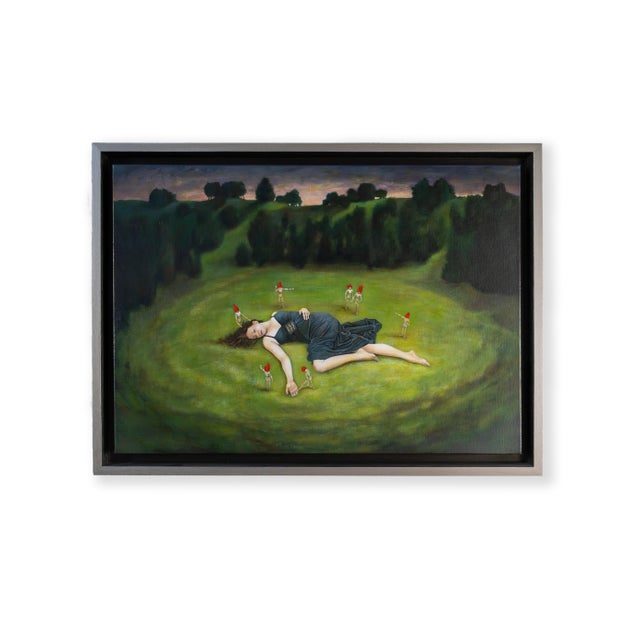 Snow White by Wouter Berns is a compelling work of contemporary surrealism that translates the classic fairy tale template...