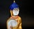 Late 20th Century Natural Rock Crystal Gilt Bronze Buddha Nepal Authenticity Seal For Sale - Image 14 of 18