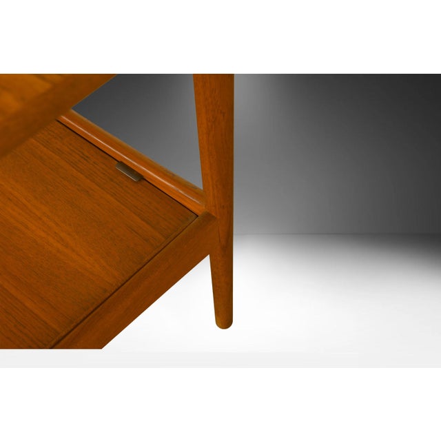 1960s Danish Modern Teak Side Table Lower Shelf Attributed to Moreddi 1960s For Sale - Image 5 of 11