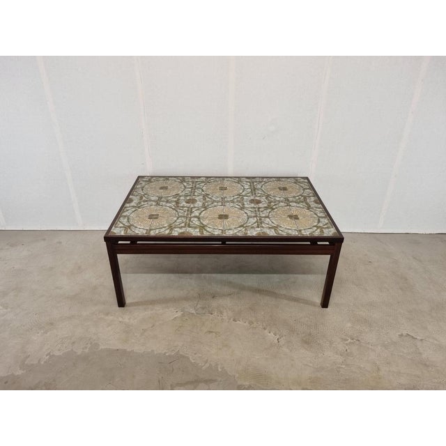 Mid-Century Danish Coffee Table with Tiles, 1970s For Sale - Image 14 of 14