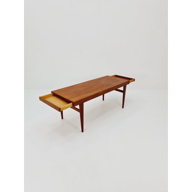 Mid-Century Danish Teak Coffee Table from Silkeborg, 1960s For Sale - Image 6 of 11