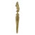 Vintage Brass Dachshund Dog Letter Opener, 1950's For Sale