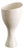 White Sculptural and Plaster Vase by Grillo Demo For Sale