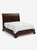 1990s Vintage Henredon Queen Sleigh Bed Frame - Solid Wood Dark Mahogany For Sale - Image 5 of 7