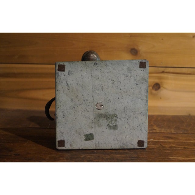 Bronze 1940s Bronze Ram Head Sculpture on Marble Base For Sale - Image 8 of 8