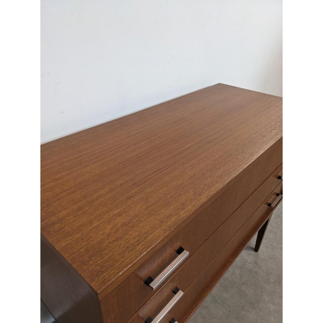 Tan Mid-Century Modern Chest of Drawers, 1960s For Sale - Image 8 of 9