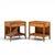 Mid-Century Modern Broyhill Brasilia Mid Century Walnut and Brass Nightstands - Pair For Sale - Image 3 of 11