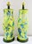 This pair of English Mid-Century Palm Beach Reverse Decoupage Botanical Table Lamps exudes a vintage charm from the 1970s...
