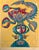 Vintage Yossi Stern Israeli Artist Limited Edition Lithograph Matted & Framed Signed Aprox. dimensions: Frame: 26.5"H x...