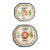 Vintage Cream Mexican Tlaquepaque Folk Art Pottery Nesting Bowls, Set of 2 For Sale