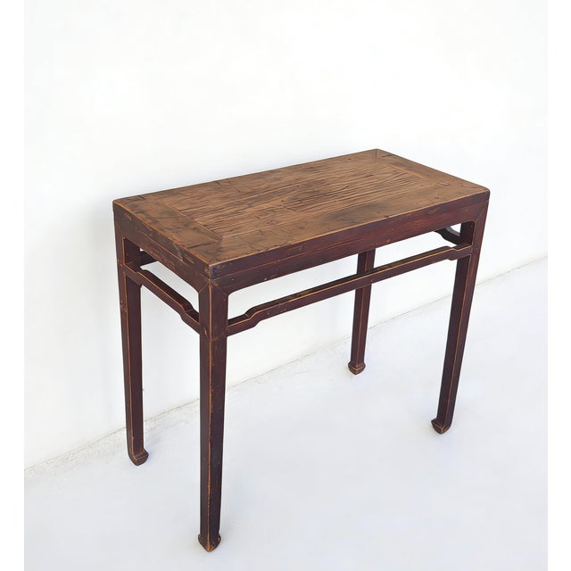 Contemporary 36" Long 19th Century Console Table For Sale - Image 3 of 3