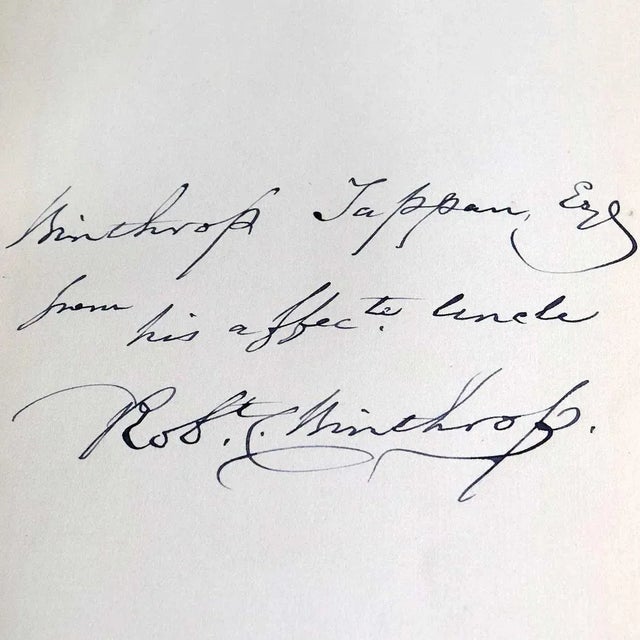 Late 19th Century Reminiscences of Foreign Travel by Robert C. Winthrop Signed First Edition Book For Sale - Image 4 of 8