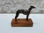 Black Bronze Greyhound Sculpture on Wood Base, 1950s For Sale - Image 8 of 13