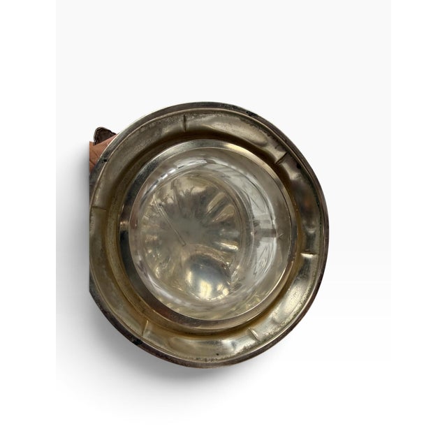 Silver Antique Victorian Automated Silver Plate & Cut Glass Condiment Jam Jar With Spoon For Sale - Image 8 of 8