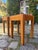 Danish Oak Stool with Red Seat For Sale - Image 6 of 11