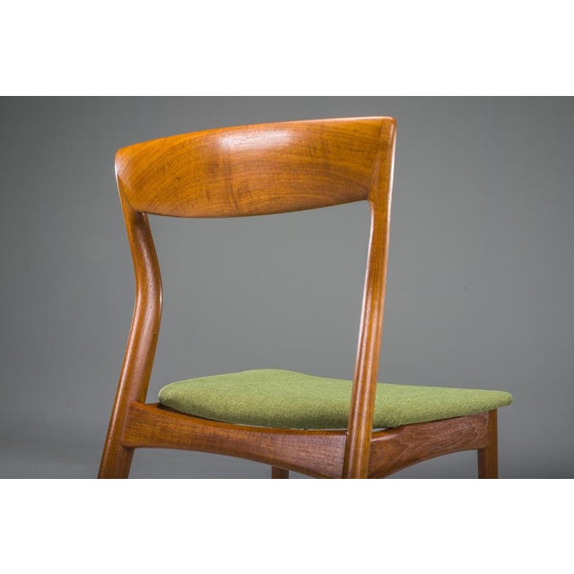 Set of Dining Teak Chairs attributed to R. Borregaard for Viborg, 1970s For Sale - Image 4 of 14