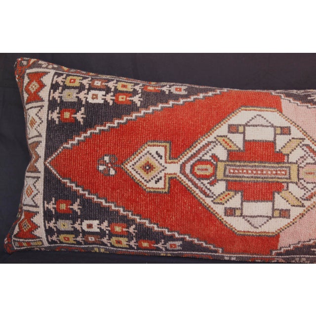 Art Deco Rug Pillow for Bohemian Home Decoration -17'' X 42'' For Sale - Image 3 of 14