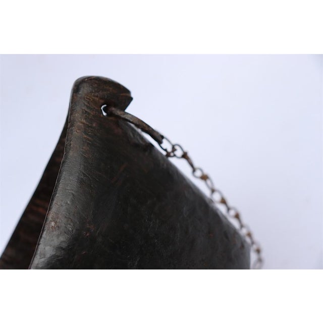 Black Vintage Wooden Kashkul Bowl, 1920s For Sale - Image 8 of 18