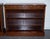 Vintage Edwardian Style Sheraton Dwarf Open Bookcase Adjustable Shelves, Set of 2 For Sale - Image 4 of 18