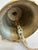 Vintage Solid Brass Anchor Bell With Rope Pull For Sale - Image 4 of 9