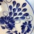 Mid 20th Century Mid-Century Hand Painted Blue & White Plate From Columbia, South America. For Sale - Image 5 of 7