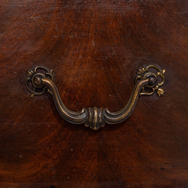 Wood Mahogany Biedermeier Marble-Top Buffet, Antique, France, Circa 1860 For Sale - Image 7 of 15