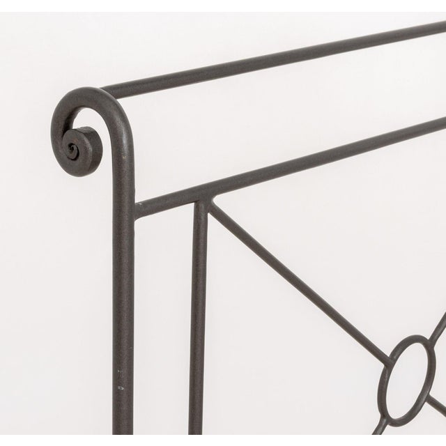 Metal Vintage Wrought Iron Daybed Frame For Sale - Image 7 of 9