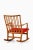 Rocking Chair in Oak with Wool Fabric by Hans Wegner, 1950s For Sale - Image 3 of 8