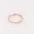 Dainty Natural Diamond Stackable Band in Solid 14k Yellow Gold, Size 6.75 For Sale In Columbus - Image 6 of 6