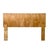 Tan Vintage Modern Brutalist Queen Headboard by Tobago Furniture For Sale - Image 8 of 10