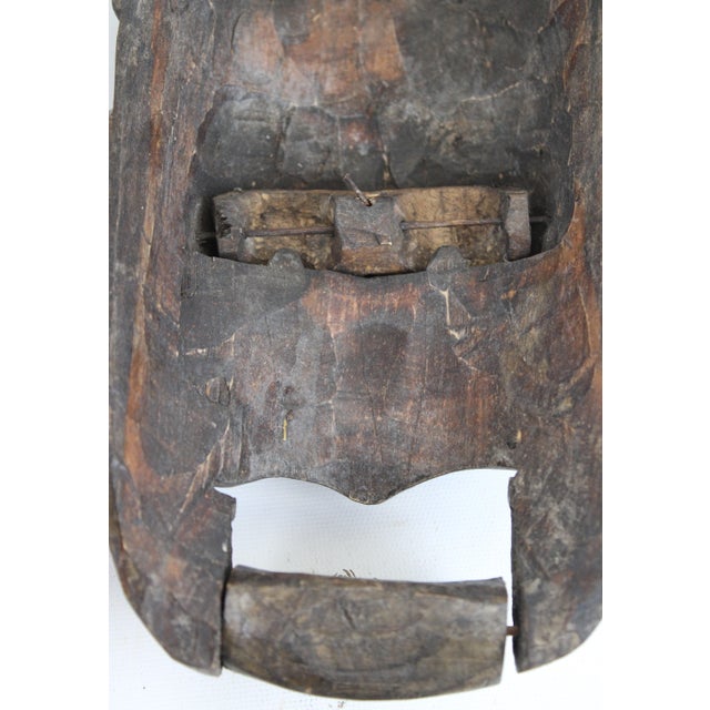 Wood Theatrical Masks a Curated Collection Masks Set B For Sale - Image 7 of 11