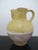 Antique 19thc French Glazed Yellow Confit Pottery Cruche Jug Pitcher 9 1/2" For Sale - Image 4 of 10