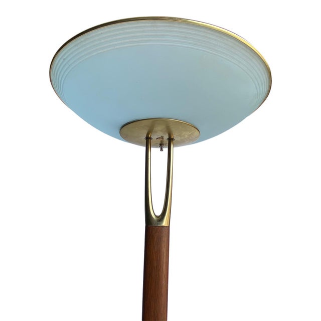 Laurel Lamp Company 1960s Mid Century Gerald Thurston Laurel Wishbone Floor Lamp For Sale - Image 4 of 5