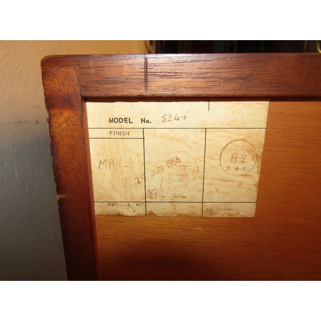 Brown 1960s Long Mid-Century Modern Server by Greaves & Thomas For Sale - Image 8 of 12