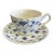Late 20th Century Myott Finlandia Blue & White Teacup and Saucer For Sale