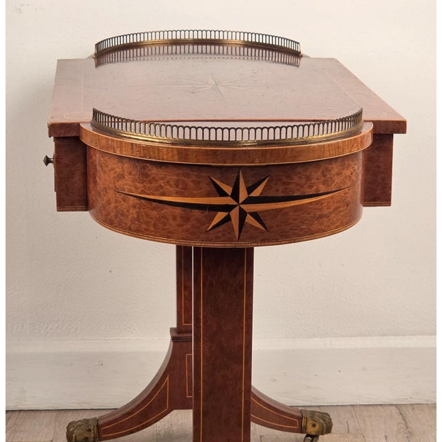 Auburn Early 19th Century English Regency Game/Writing Table For Sale - Image 8 of 16