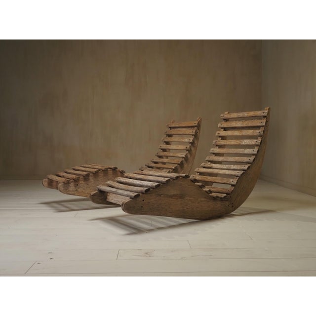 Gray Mid-Century French Lounge Chairs, 1960, Set of 2 For Sale - Image 8 of 18