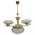 Art Deco Czech Polished Brass Chandelier, 1930s For Sale - Image 13 of 13