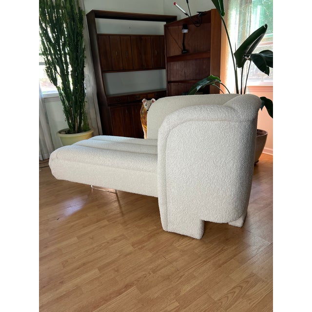 Plastic Late 20th Century Vladimir Kagan Style Lucite Chair For Sale - Image 7 of 12