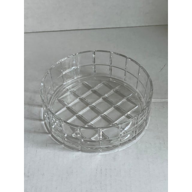1990s Waterford Tartan Pattern Crystal Bowls For Sale - Image 5 of 9