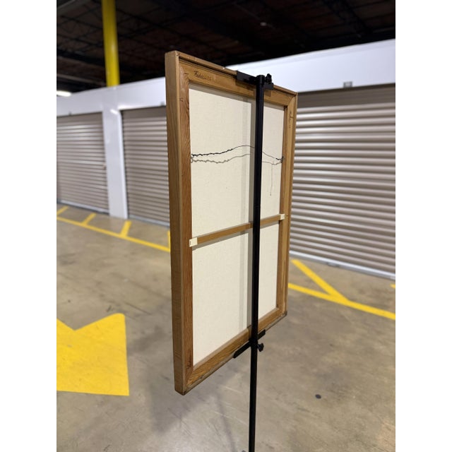 1980s 1980s Blue Man by Virginia Cohn Parkum(1943-2025) For Sale - Image 5 of 12