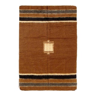 Pasargad DC Antique Mohair Wool Navajo Design Rug For Sale