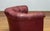 Swedish Red-Brown Leather Chesterfield Armchair, 1930s For Sale - Image 10 of 12