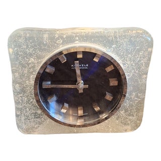 Vintage Table Clock with Plastic Case from Kienzle, 1970s For Sale