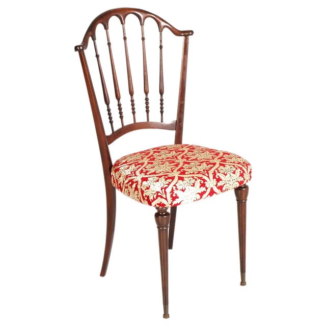 Antique Chiavarina Chair in Lacquered Walnut, 1890s For Sale - Image 9 of 9