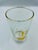 Transparent Rare Mid 20th Century Gold Leaf Monogram “R” Highball Glasses – Set of 6 For Sale - Image 8 of 12